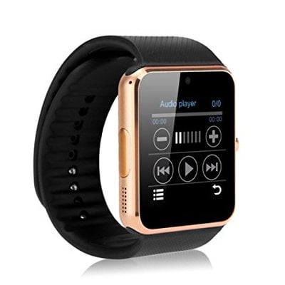 GT08 Smart Watch Phone Receive/Make calls, Music Player Video Record Pedometer, Sedentary Remind - For Android iOS