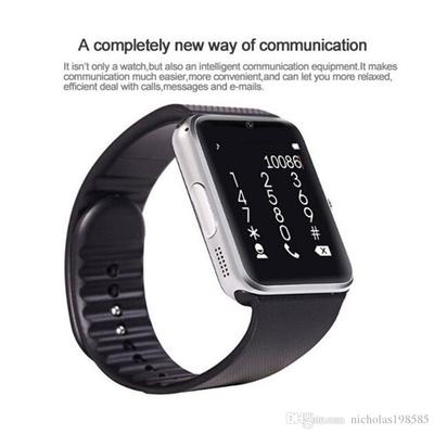 GT08 bluetooth smart watch SIM TF slot Receive/Make calls, Pedometer, Sedentary Reminders - For Android iOS