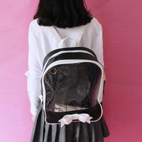 Free Shipping Transparent Bowknot Backpack - Thumbnail 1