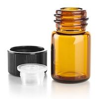 Glass Bottles and Vials Amber - Thumbnail 1