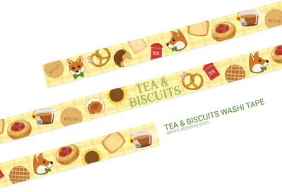 Tea & Biscuits - Washi Tape