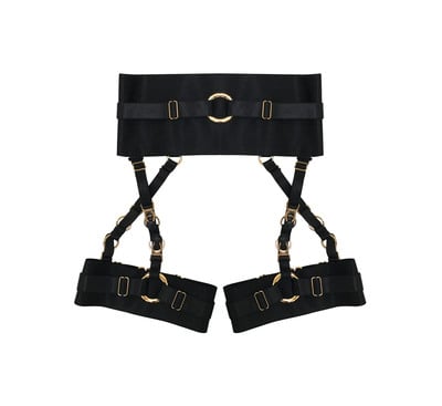 Fentai Garter Belt ( Black + Gold )