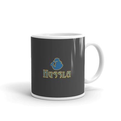 Hussla Warrior Double Fisted Dark Mug