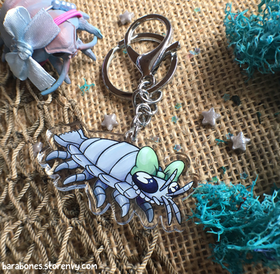 Fancy Isopod Charm