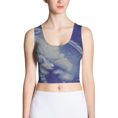 Persiani Collection - Blue Prayer Crop - from Michael David Art