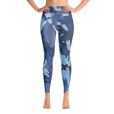 Michael David Collection - In November Rain Camo Yoga Pants