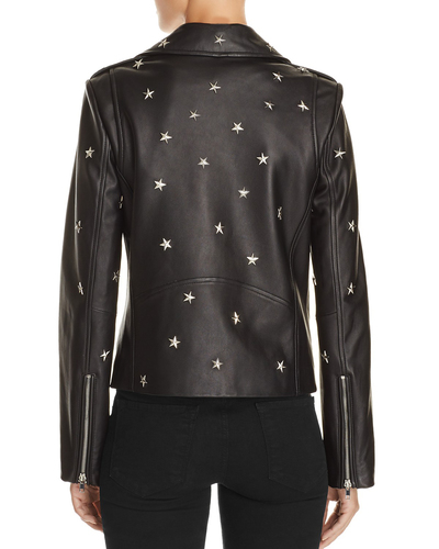 New Handmade Leather Studded Fashion Biker Jacket For Women