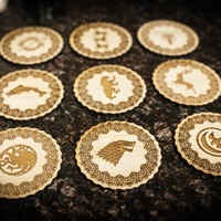 GAME OF THRONES NOBLE HOUSE COASTERS  - Thumbnail 1