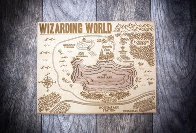 HARRY POTTER MAP