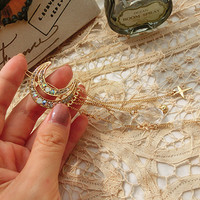 Moon Crystal Hair Clip - Thumbnail 1