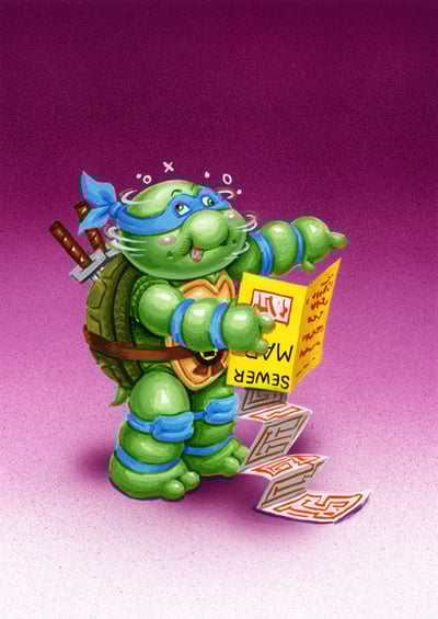 Lost LEO / Direction LES Final Art - Mutagen Canister Kids Series 1 2017