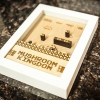 MARIO LVL 1 FRAMED - Thumbnail 1