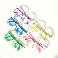 See Through Pastel Sunglasses - Thumbnail 3