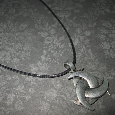 Triple Crescent Moon Necklace