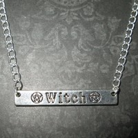 Occult Witch Necklace with Pentagrams - Thumbnail 1