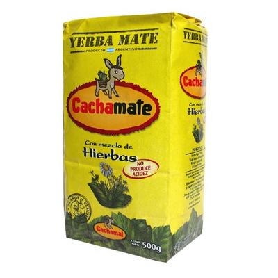 Cachamate Yerba Mate Herbs mix 500 gr. 1/2 kilo con Hierbas