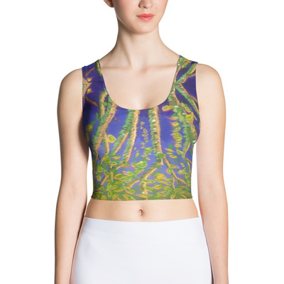 Tree Magic In Progress Crop Top by Michael David