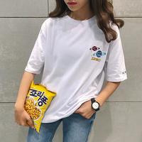 Planet Embroidered T-shirt - Thumbnail 3