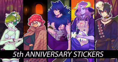 5th anniversary TKOT sticker pack!