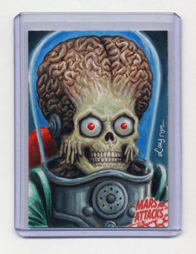 MARS ATTACKS OCCUPATION Return Sketch Card AP