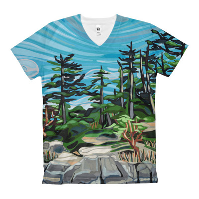 Kimberly Thompson Collection-Chatham Island Women's V-Neck - from Michael David