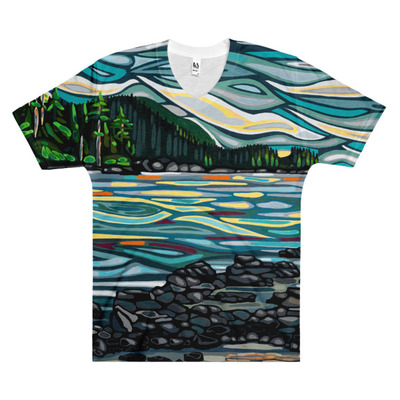 Kimberly Thompson Collection - Wish Beach Men's V-Neck - from Michael David