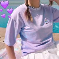Unicorn Embroidery Tee - Thumbnail 1