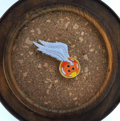 V2 Golden Dragon Ball Snitch Pin