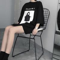 Are You OK Black Tee - Thumbnail 3