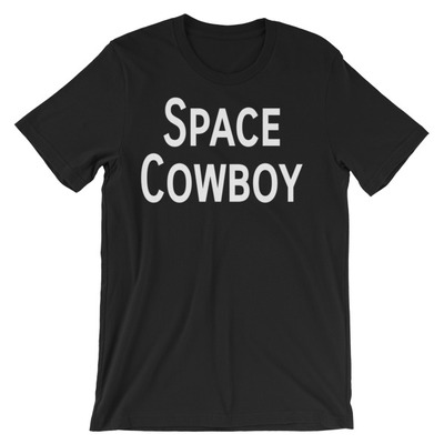 Space Cowboy Unisex short sleeve t-shirt