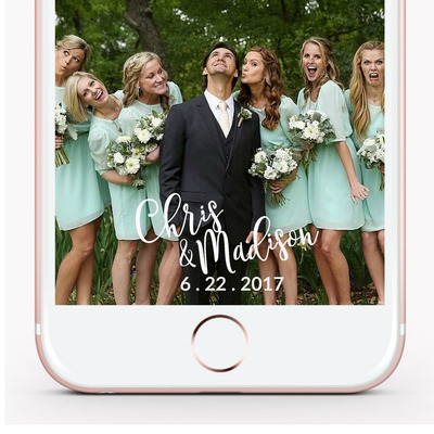 Wedding Snapchat Filter