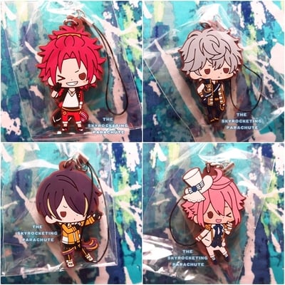 Ensemble Stars! Vol 4 Rubber Strap - Sena Izumi / Kiryuu Kurou / Sakuma Rei / Isara Mao / Tenma Mitsuru / Sengoku Shinobu / Himemiya Tori -