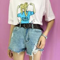 Metallic Heart Ring Belt - Thumbnail 1