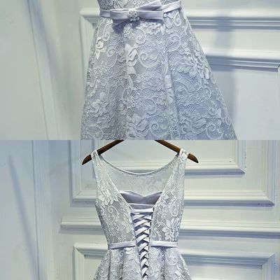 Lace homecoming dresses,pretty party dress,charming homecoming dress,graduation dress,homecoming dress,short prom dress d35 - Thumbnail 3