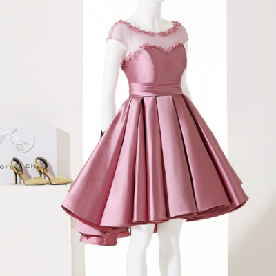 Pretty homecoming dresses,pretty party dress,charming homecoming dress,graduation dress,homecoming dress,short prom dress d43 - Thumbnail 3