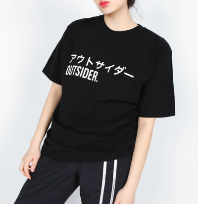 OUTSIDER Black Tee