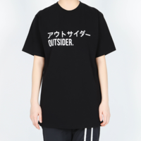 OUTSIDER Black Tee - Thumbnail 3
