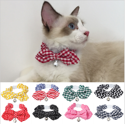 2017 Fashion Bow Tie Cat Collar for Cats or Small Dogs