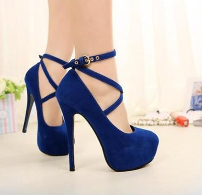 New Red Strappy Heels Pumps Sexy Wedding Club Party Platform High Stiletto Heels Shoes