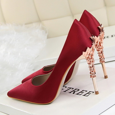 13 Colors Sexy carved with metal heel Stiletto Heels Platform Shoes Woman nightclub evening