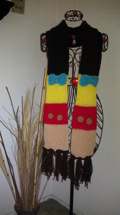 Pinocchio inspired scarf