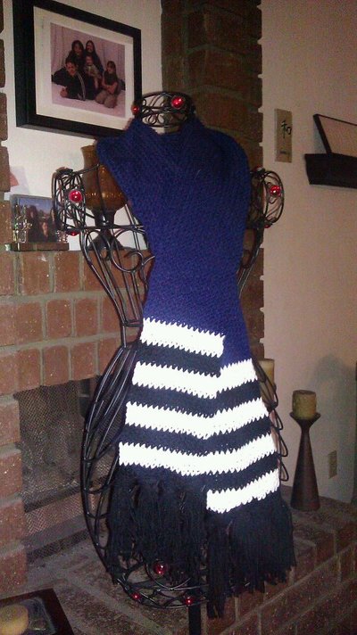 Alice in wonderland inspired scarf