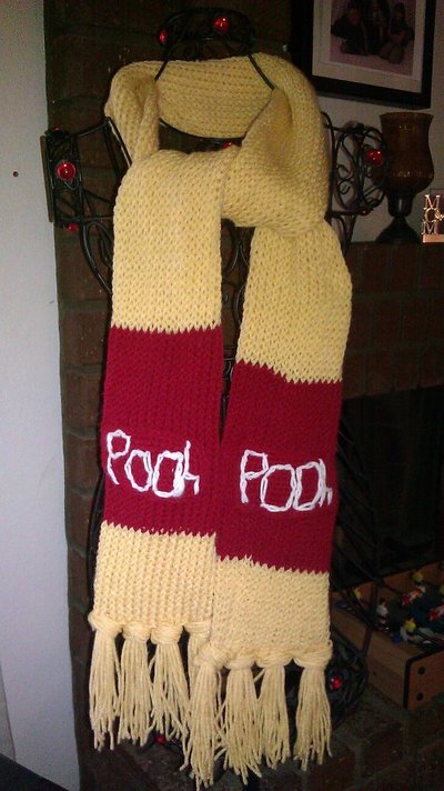 Winnie the Pooh inspired scarf