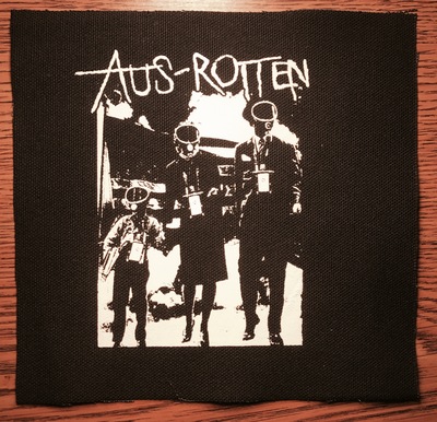 AUS ROTTEN "Nuclear Family" Screen printed patch