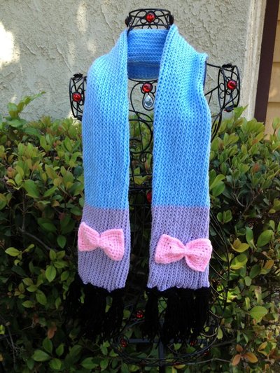 Eeyore inspired scarf