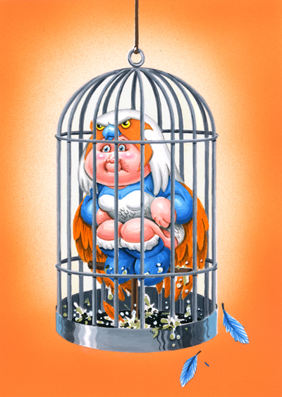 Para KATE / Caged PAIGE Scope Final Art - Disasters of the Universe Series 2 2017