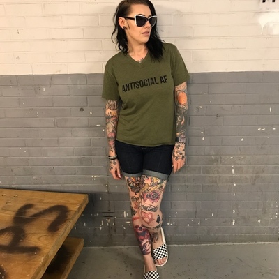 Antisocial AF Unisex Tee