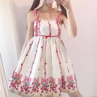 JSK Strawberry Slip Dress - Thumbnail 1