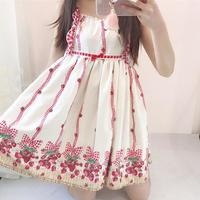 JSK Strawberry Slip Dress - Thumbnail 2
