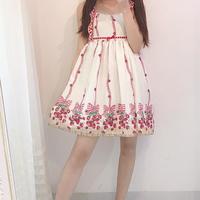 JSK Strawberry Slip Dress - Thumbnail 3
